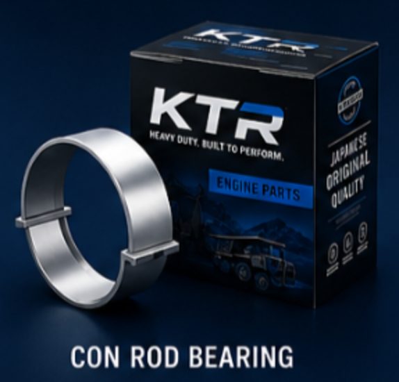 Connecting rod bearing for heavy-duty mining engines