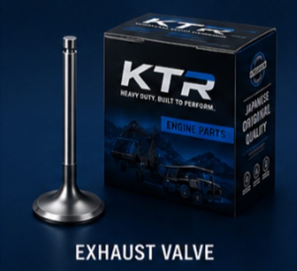 Exhaust valve for heavy-duty mining engines
