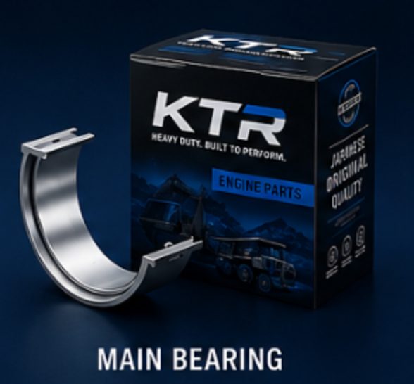 Main bearing for heavy-duty mining engines