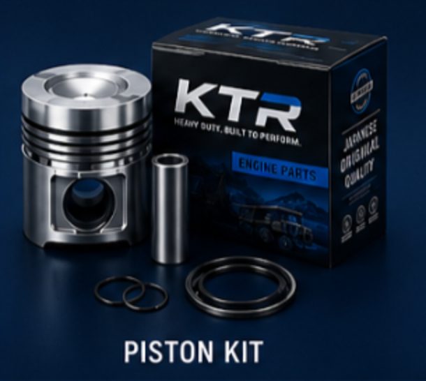 Complete piston kit for heavy-duty mining engines