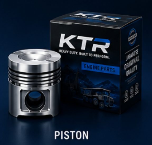 Piston for heavy-duty mining engines
